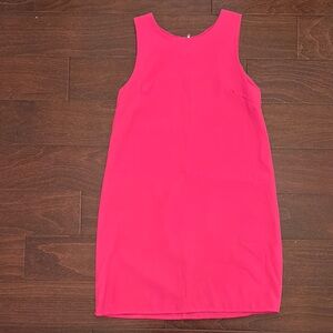 Vibrant Pink Sleeveless Dress